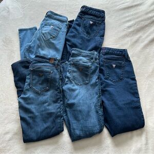 Bundle of 5 Guess Jeans-Size 28